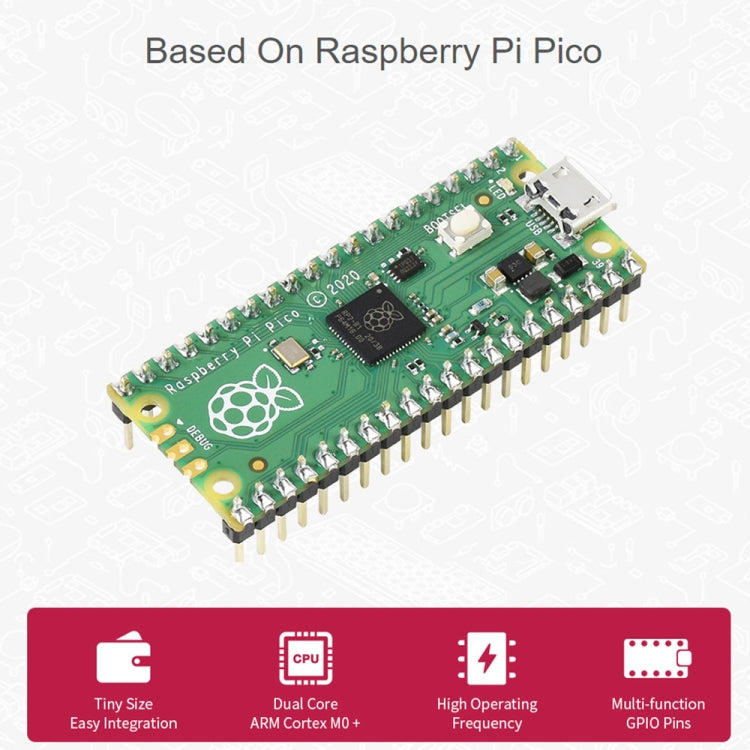 Waveshare PicoGo Mobile Robot, Based on Raspberry Pi Pico, Self Driving, Remote Control(EU Plug) - free shipping - PMC TechLife - Order now!