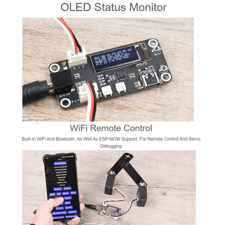 Waveshare ESP32 Servo Driver Expansion Board, Built-In WiFi and BT - Modules Expansions Accessories by WAVESHARE | Online Shopping South Africa | PMC TechLife | Buy Now Pay Later Mobicred
