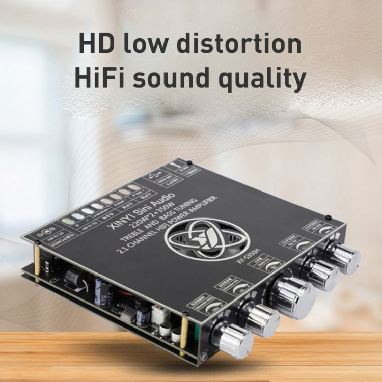 TPA7498e Power Amplifier Board Bluetooth Module Stereo 2.1 Audio Treble and Bass Control Subwoofer - Breadboard / Amplifier Board by PMC TechLife | Online Shopping South Africa | PMC TechLife | Buy Now Pay Later Mobicred