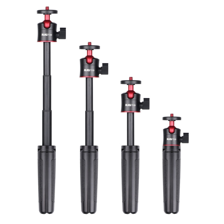 RUIGPRO Multi-functional Foldable Tripod Holder Selfie Monopod Stick with Ball Head & Phone Clamp & Bluetooth Remote Control for GoPro, Insta360, DJI and Other Action Cameras(Black) - free shipping - PMC TechLife - Order now!