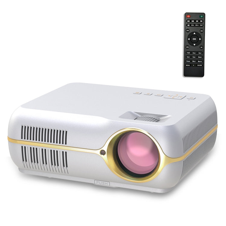 DH-A10 5.8 inch LCD Screen 4200 Lumens 1280 x 800P HD Smart Projector with Remote Control,Android 6.0 OS, Support WiFi, Bluetooth,HDMIx2, USBx2, VGA, AV IN/RCA, RJ45, LAN(White) - LED Projector by PMc TechLife | Online Shopping South Africa | PMc TechLife | Buy Now Pay Later Mobicred