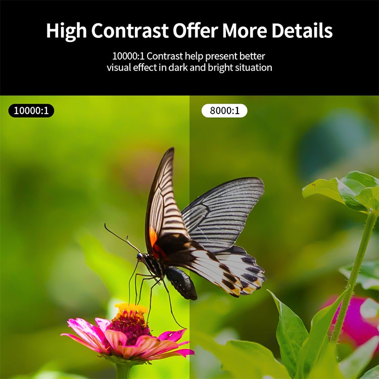 VS626 Android 3500ANSI Lumens 1080*720 Resolution LED+LCD Technology Smart Projector, Support AV / HDMI / SD Card / USB / VGA (Gold) - LED Projector by PMC TechLife | Online Shopping South Africa | PMC TechLife | Buy Now Pay Later Mobicred