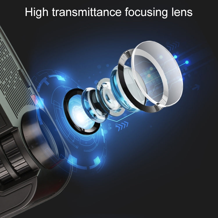 VS626 Android 3500ANSI Lumens 1080*720 Resolution LED+LCD Technology Smart Projector, Support AV / HDMI / SD Card / USB / VGA (Gold) - LED Projector by PMC TechLife | Online Shopping South Africa | PMC TechLife | Buy Now Pay Later Mobicred