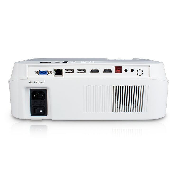 VS626 Android 3500ANSI Lumens 1080*720 Resolution LED+LCD Technology Smart Projector, Support AV / HDMI / SD Card / USB / VGA (White) - LED Projector by PMC TechLife | Online Shopping South Africa | PMC TechLife | Buy Now Pay Later Mobicred