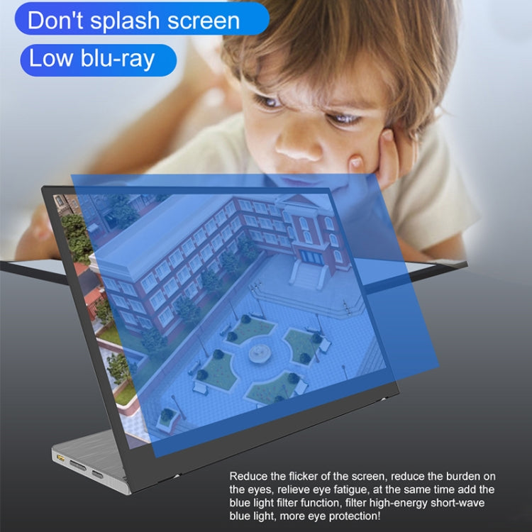 M8 14inch 1080P Ultra-thin HD Portable Narrow-edge Display - LED Projector by PMC TechLife | Online Shopping South Africa | PMC TechLife | Buy Now Pay Later Mobicred