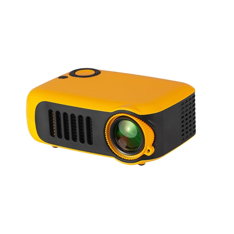 A2000 Portable Projector 800 Lumen LCD Home Theater Video Projector, Support 1080P, AU Plug (Yellow) - LED Projector by PMC TechLife | Online Shopping South Africa | PMC TechLife | Buy Now Pay Later Mobicred