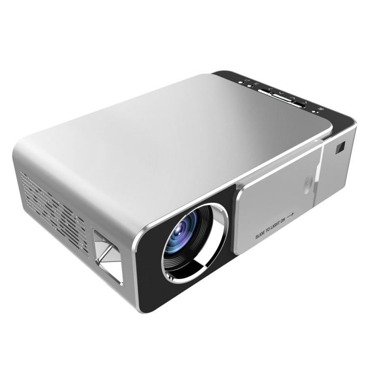 T6 3500ANSI Lumens 1080P LCD Mini Theater Projector, Standard Version, AU Plug (Silver) - LED Projector by PMC TechLife | Online Shopping South Africa | PMC TechLife