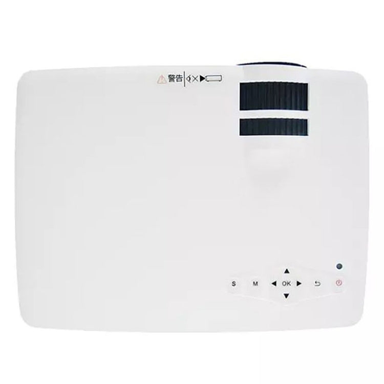 LY-40 1800 Lumens 1280 x 800 Home Theater LED Projector with Remote Control, EU Plug (White) - LED Projector by PMC TechLife | Online Shopping South Africa | PMC TechLife | Buy Now Pay Later Mobicred