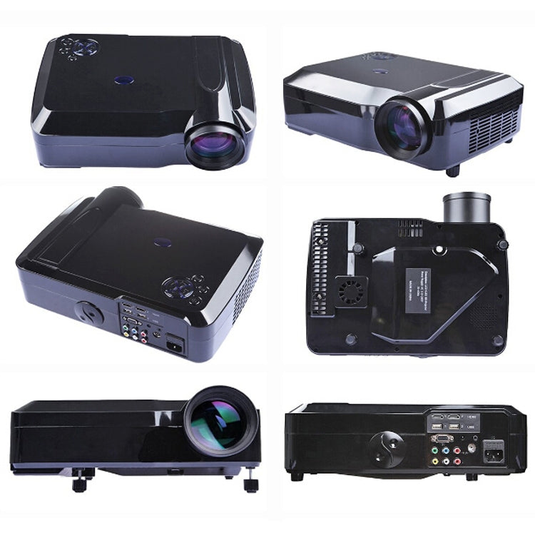 Wejoy L3 300ANSI Lumens 5.8 inch LCD Technology HD 1280*768 pixel Projector with Remote Control,  VGA, HDMI(Black) - Mini Projector by WEJOY | Online Shopping South Africa | PMC TechLife | Buy Now Pay Later Mobicred