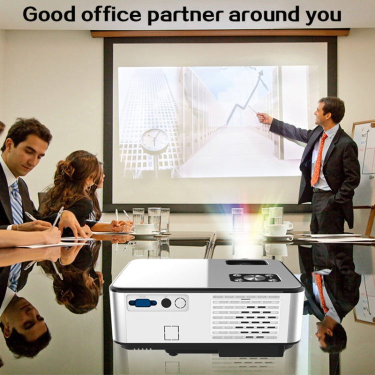 Cheerlux C9 1920x1080P HD Android Smart Projector, Support HDMI x 2 / USB x 2 / VGA / AV(Black) - LED Projector by Cheerlux | Online Shopping South Africa | PMC TechLife | Buy Now Pay Later Mobicred