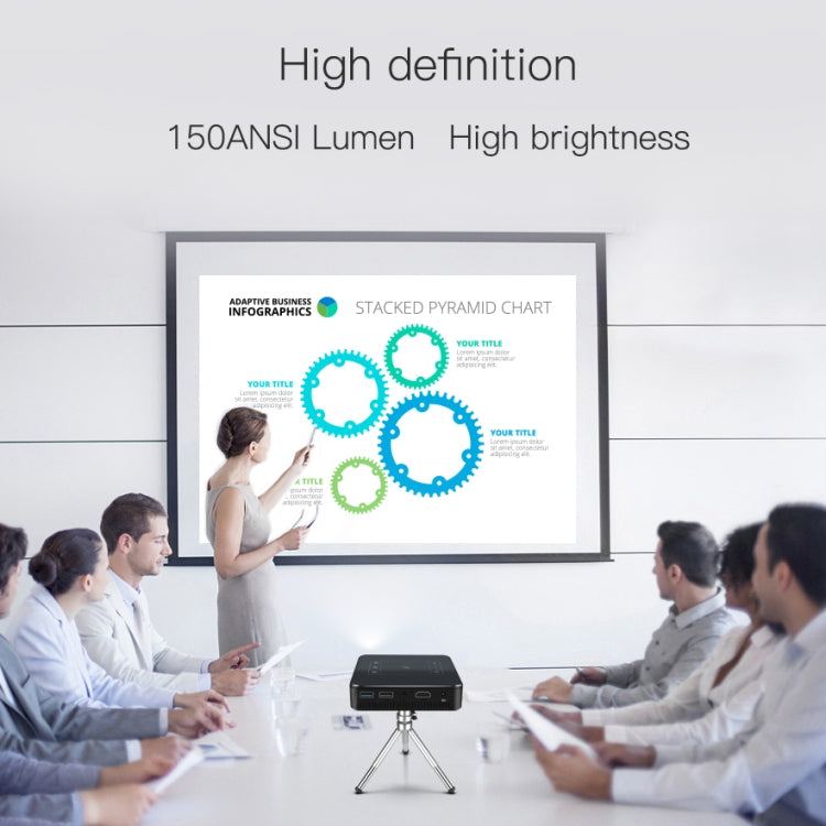 D13 2+16G 854 x 480 Android 7.1.2 Mini Pocket Projector 4K DLP Smart Handheld LED WIFI Home Theater Projector,  Support USB / TF / HDMI - LED Projector by PMc TechLife | Online Shopping South Africa | PMc TechLife | Buy Now Pay Later Mobicred