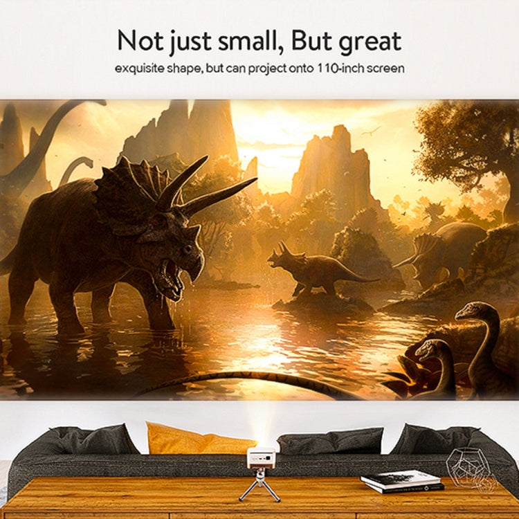 P07-D Mini 50 Lumens Android Home Theater Bluetooth LED Projector with Remote Control, Support Micro SD & Micro USB & WiFi & Audio Out - Mini Projector by PMc TechLife | Online Shopping South Africa | PMc TechLife | Buy Now Pay Later Mobicred