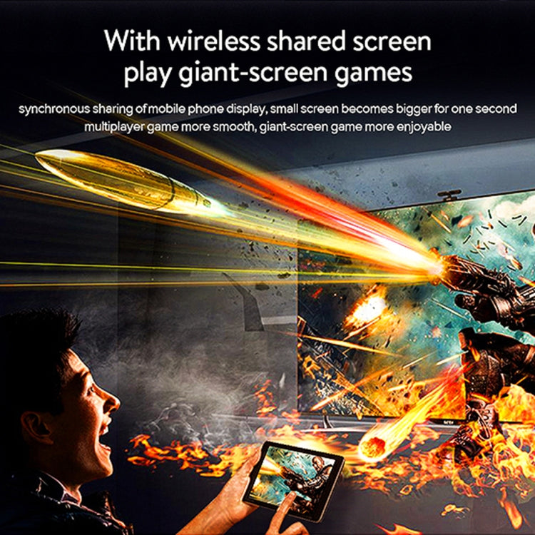 P07-D Mini 50 Lumens Android Home Theater Bluetooth LED Projector with Remote Control, Support Micro SD & Micro USB & WiFi & Audio Out - Mini Projector by PMc TechLife | Online Shopping South Africa | PMc TechLife | Buy Now Pay Later Mobicred