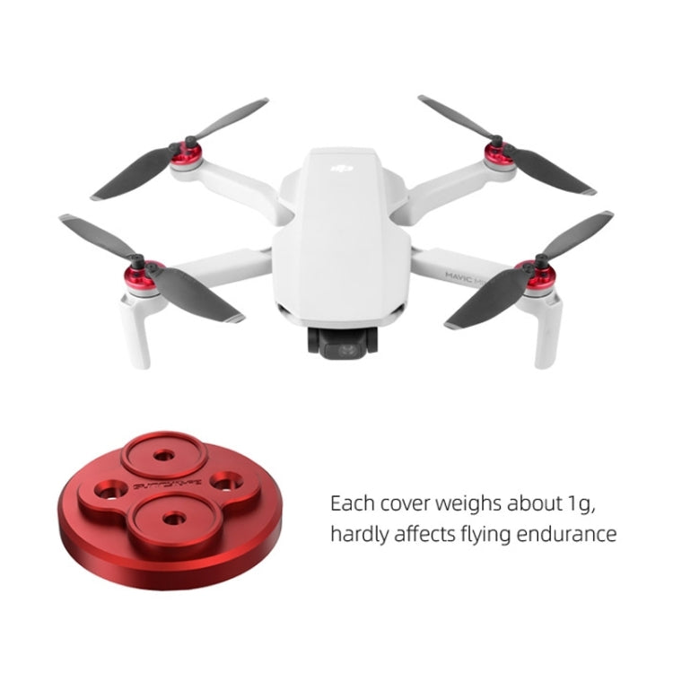4 PCS Sunnylife Motor Metal Protection Cover for DJI Mini 2 (Black) - Other by Sunnylife | Online Shopping South Africa | PMC TechLife | Buy Now Pay Later Mobicred