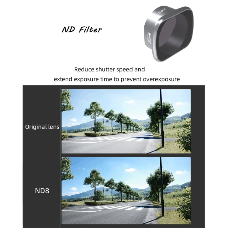 JSR KS 4 in 1 ND4+ND8+ND16+ND32 Lens Filter for DJI FPV, Aluminum Alloy Frame - free shipping - PMC TechLife - Order now!