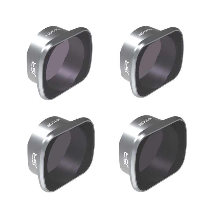JSR KS 4 in 1 ND8PL+ND16PL+ND32PL+ND64PL Lens Filter for DJI FPV, Aluminum Alloy Frame - free shipping - PMC TechLife - Order now!