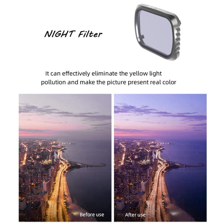 JSR KS NIGHT Light Pollution Reduction Lens Filter for DJI Air 2S, Aluminum Frame - free shipping - PMC TechLife - Order now!