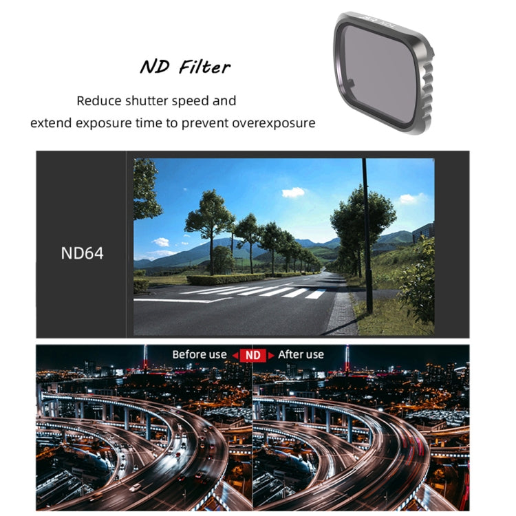 JSR KS 6 in 1 UV + CPL + ND4 + ND8 + ND16 + ND32 Lens Filter for DJI Air 2S, Aluminum Frame - free shipping - PMC TechLife - Order now!