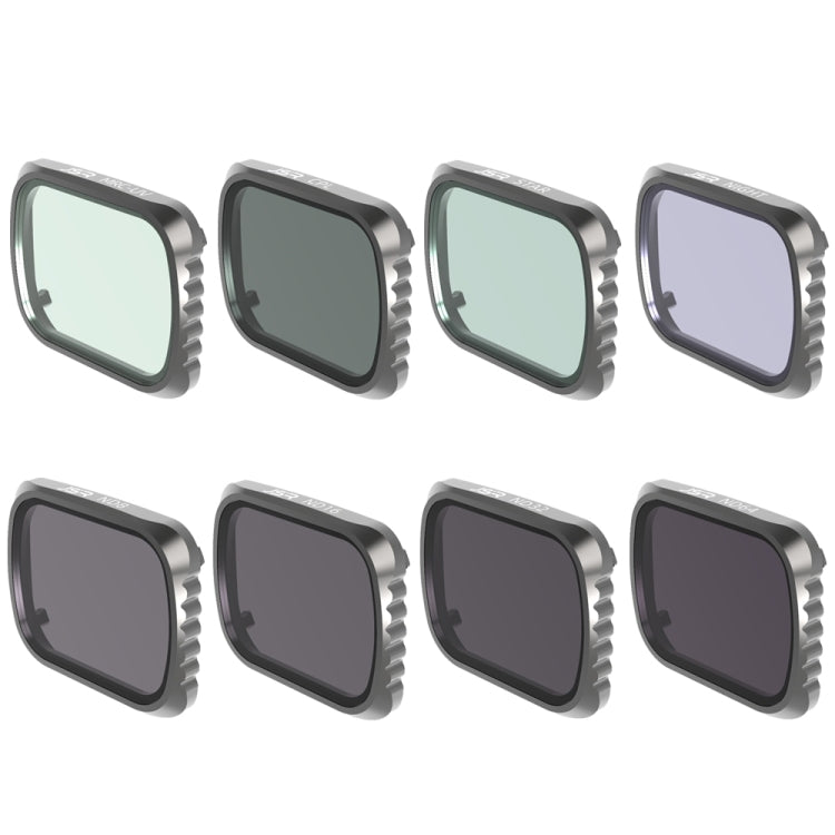 JSR KS 8 in 1 UV + CPL + ND8 + ND16 + ND32 + ND64 + STAR + NIGHT Lens Filter for DJI Air 2S, Aluminum Frame - free shipping - PMC TechLife - Order now!