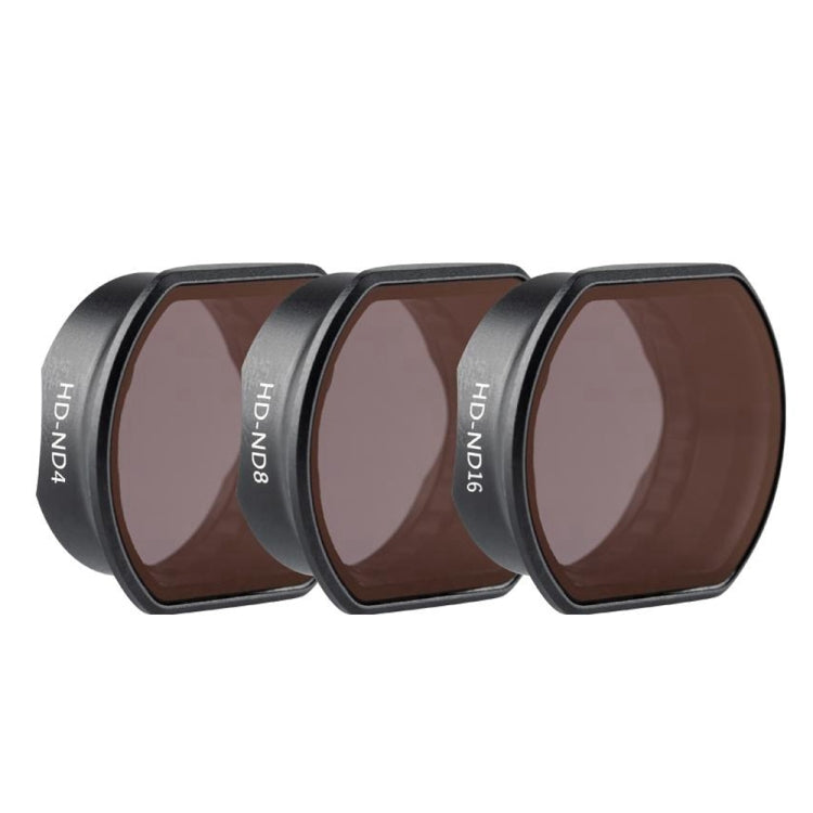 PGYTECH 3 PCS ND4+ND8+ND16 Drone Lens Filter for DJI FPV - Lens Accessories by PGYTECH | Online Shopping South Africa | PMC TechLife | Buy Now Pay Later Mobicred