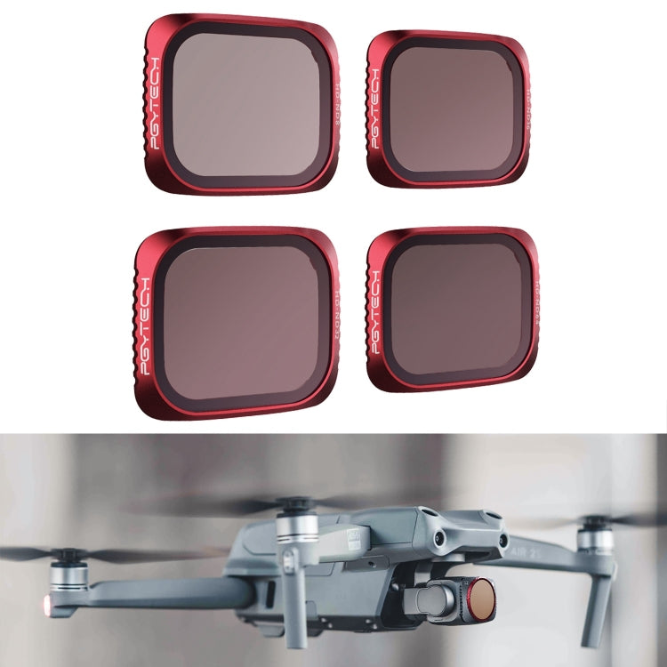 PGYTECH P-16B-062 4 in 1 ND8+ND16+ND32+ND64 Lens Filter Kits for DJI Air 2S - Lens Filter by PGYTECH | Online Shopping South Africa | PMC TechLife | Buy Now Pay Later Mobicred