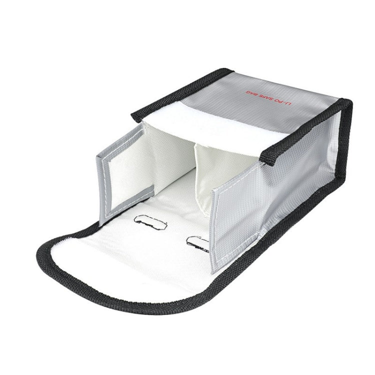 RCSTQ for DJI FPV Combo 2 x Batteries Li-Po Safe Explosion-proof Storage Bag(Silver) - Case & Bags by RCSTQ | Online Shopping South Africa | PMC TechLife | Buy Now Pay Later Mobicred