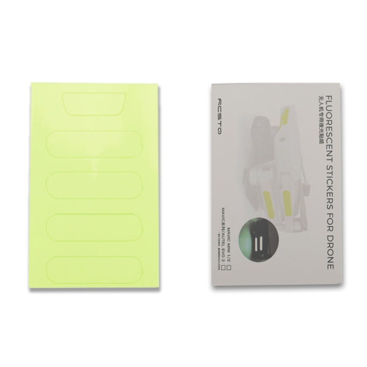 RCSTQ 2 PCS Luminous Sticker Night Flight Sticker for DJI FPV Drone - Protective Film & Stickers by RCSTQ | Online Shopping South Africa | PMC TechLife | Buy Now Pay Later Mobicred