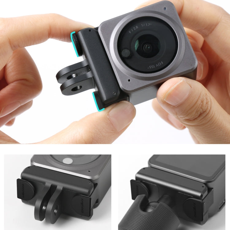 Sunnylife DC339 4 PCS Silicone Anti-release Plug for DJI Action 2 (Black) - Other by Sunnylife | Online Shopping South Africa | PMC TechLife | Buy Now Pay Later Mobicred