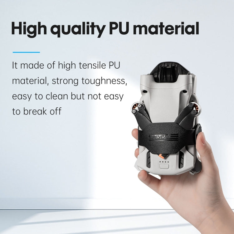 STARTRC Drone PU Propellers Holder Guard Prop Blade Stabilizer for DJI Mini 3 Pro (Black) - Mount & Holder by STARTRC | Online Shopping South Africa | PMC TechLife | Buy Now Pay Later Mobicred