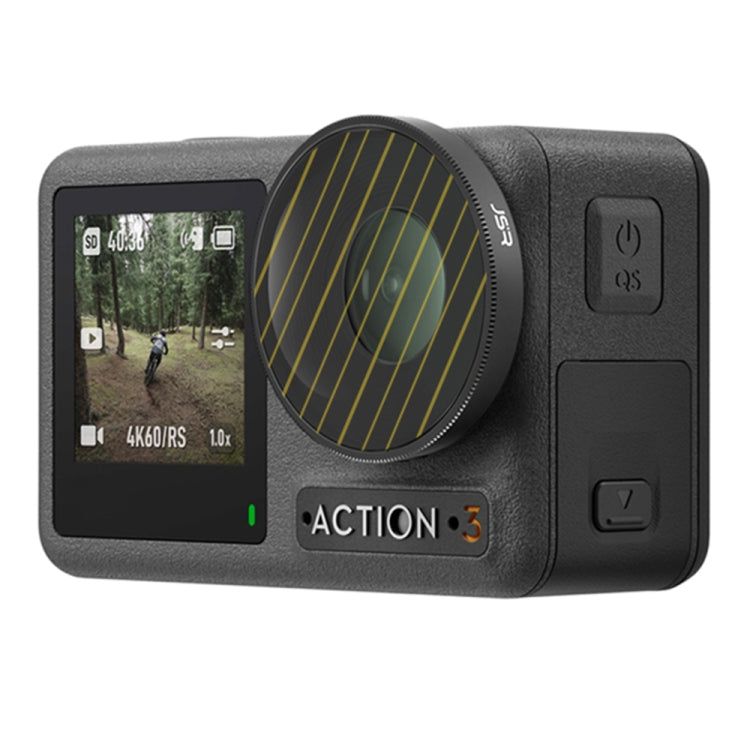 JSR Streak Drawing Lens Filter For DJI Osmo Action 3(Blue) - Lens Filter by JSR | Online Shopping South Africa | PMC TechLife | Buy Now Pay Later Mobicred