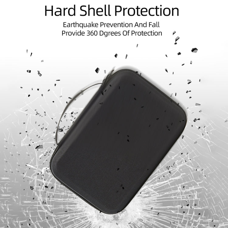 For DJI Osmo Action 3 Carrying Storage Case Bag,Size: 21.5 x 29.5 x 10cm(Black) - Case & Bags by PMC TechLife | Online Shopping South Africa | PMC TechLife | Buy Now Pay Later Mobicred