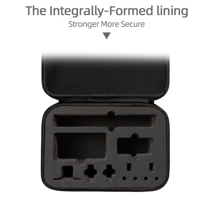 For DJI Osmo Action 3 Carrying Storage Case Bag,Size: 21.5 x 29.5 x 10cm(Black) - Case & Bags by PMC TechLife | Online Shopping South Africa | PMC TechLife | Buy Now Pay Later Mobicred
