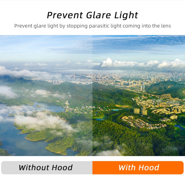 For DJI Air 3 Sunnylife ZG690 Camera Lens Sunshade Anti-glare Hood (Black) - free shipping - PMC TechLife - Order now!