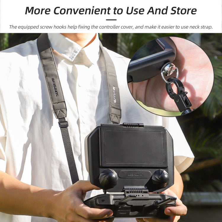 For DJI RC Pro Sunnylife 2 in 1 Controller Protector Sun Hood Screen Guard Monitor Sunshade Cover (Black) - Lens Hood by Sunnylife | Online Shopping South Africa | PMC TechLife | Buy Now Pay Later Mobicred