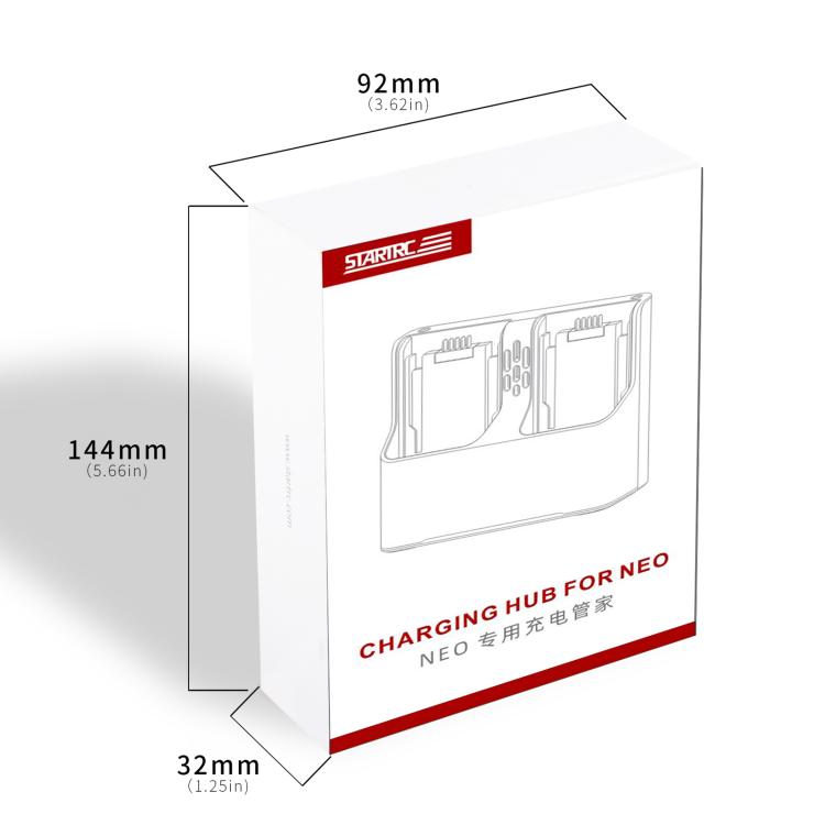 For DJI Neo Two-way Charging Butler Battery Charger Hub (Grey) - free shipping - PMC TechLife - Order now!