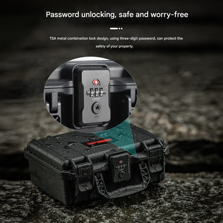 For DJI Osmo Pocket 3 STARTRC TSA Combination Lock Waterproof EVA ABS Dual-layer Suitcase Storage Box (Black) - free shipping - PMC TechLife - Order now!