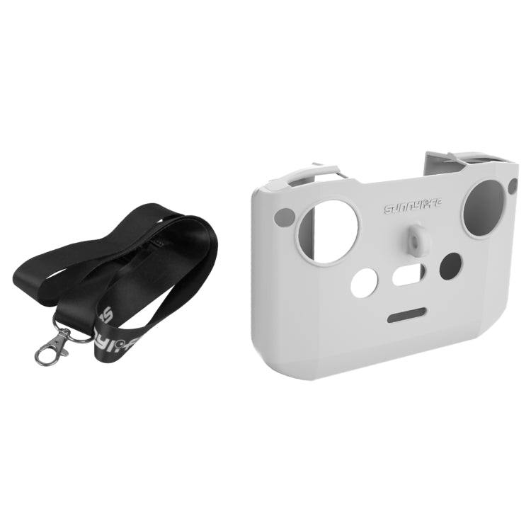 For DJI Neo / Mini 4 Pro / RC-N3 / RC-N2 / RC-N1 Sunnylife Controller Protective Cover Silicone Case with Neck Strap (Grey) - free shipping - PMC TechLife - Order now!