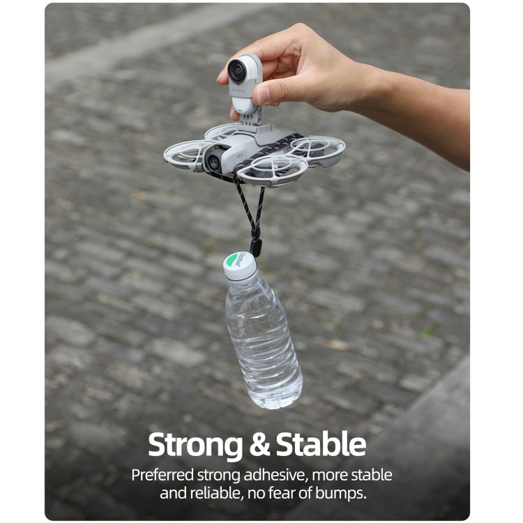 For DJI Neo / Insta360 GO 3S / GO 3 Sunnylife Drone Expansion Mount Action Camera Holder Adapter (Grey) - free shipping - PMC TechLife - Order now!