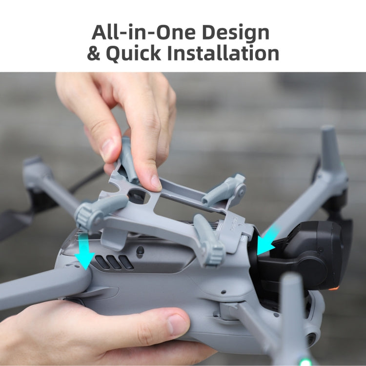 For DJI Air 3S / 3 Sunnylife Landing Gear Extensions Heightened Spider Gears Support Leg (Grey) - free shipping - PMC TechLife - Order now!