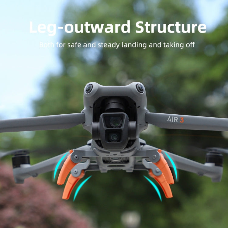 For DJI Air 3S / 3 Sunnylife Landing Gear Extensions Heightened Spider Gears Support Leg (Grey) - free shipping - PMC TechLife - Order now!