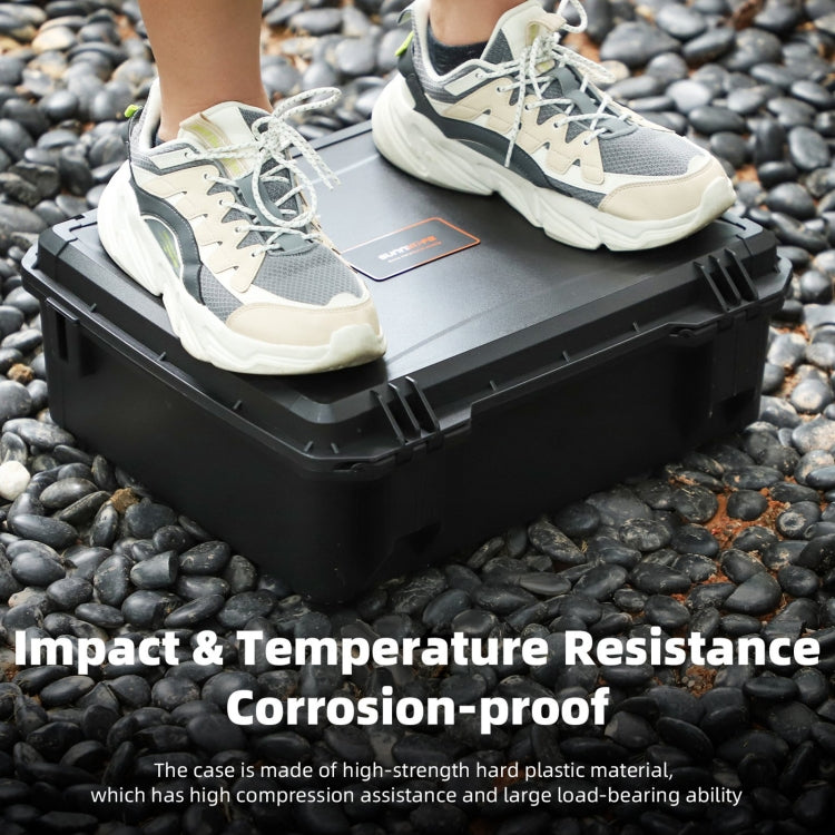 For DJI Air 3S / 3 Sunnylife Safety Carrying Case Large Capacity Waterproof Shock-proof Hard Travel Case (Black) - free shipping - PMC TechLife - Order now!