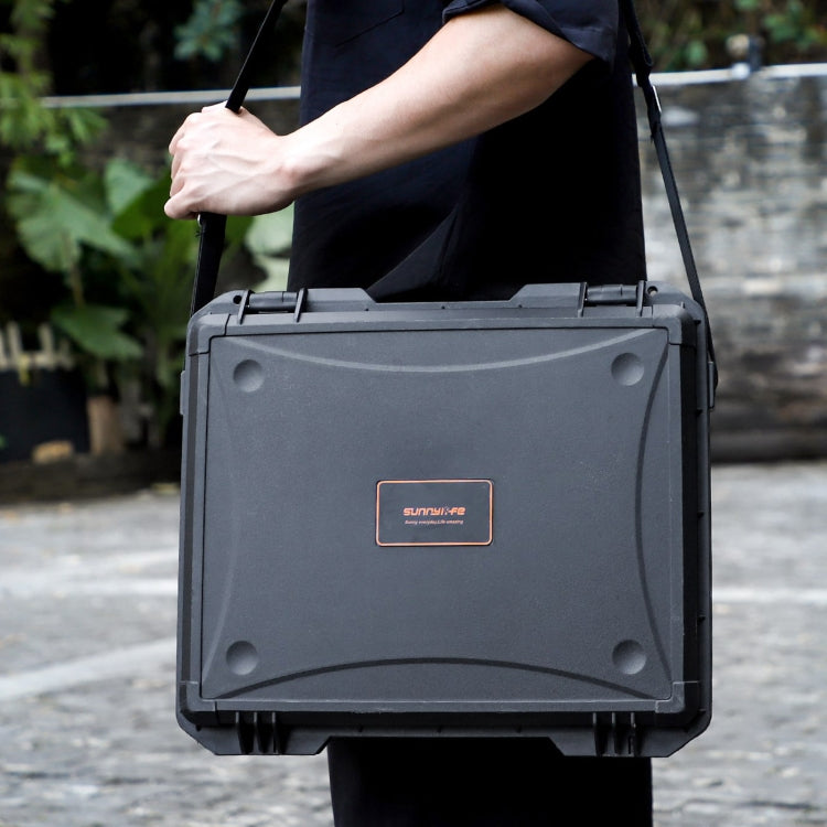 For DJI Air 3S / 3 Sunnylife Safety Carrying Case Large Capacity Waterproof Shock-proof Hard Travel Case (Black) - free shipping - PMC TechLife - Order now!