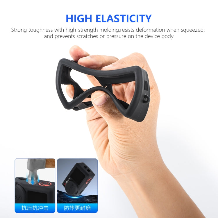 For DJI Osmo Action 5 Pro STARTRC Silicone Protective Case with Lens Cover (Orange) - free shipping - PMC TechLife - Order now!