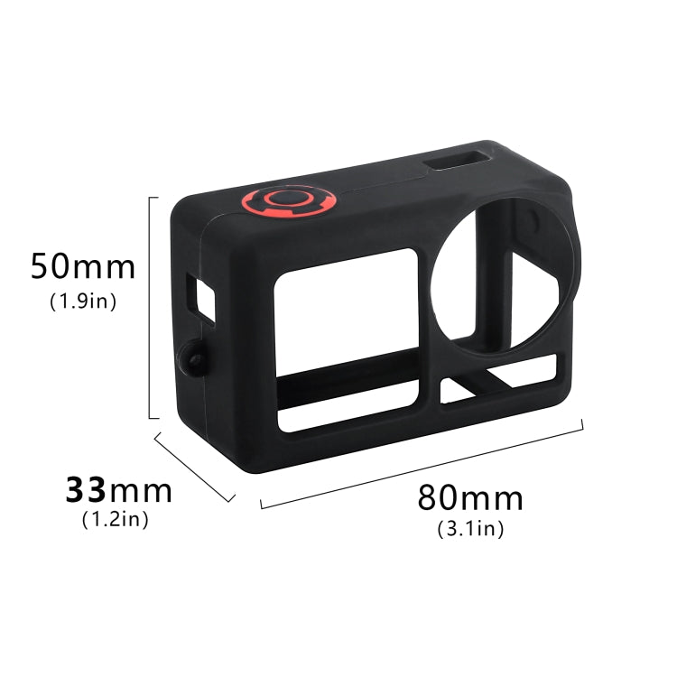 For DJI Osmo Action 5 Pro STARTRC Silicone Protective Case with Lens Cover (Grey) - free shipping - PMC TechLife - Order now!