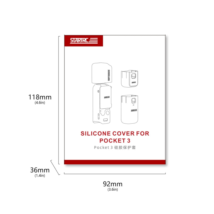 For DJI OSMO Pocket 3 STARTRC 5 in 1 Body Lens Handle Screen Silicone TPU Case (Purple) - free shipping - PMC TechLife - Order now!