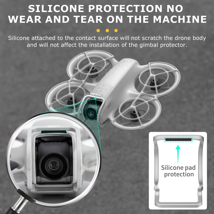 For DJI Neo STARTRC Gimbal Lens Anti-collision Aluminum Alloy Guard Bumper (Silver) - free shipping - PMC TechLife - Order now!