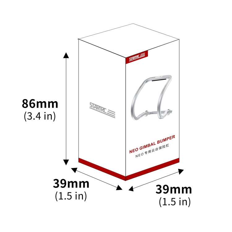 For DJI Neo STARTRC Gimbal Lens Anti-collision Aluminum Alloy Guard Bumper (Silver) - free shipping - PMC TechLife - Order now!