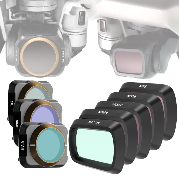 JSR Drone 8 in 1 UV+CPL+ND8+ND16+ND32+ND64+NIGHT+STAR Lens Filter for DJI MAVIC Air 2 - Lens Filter by JSR | Online Shopping South Africa | PMC TechLife | Buy Now Pay Later Mobicred