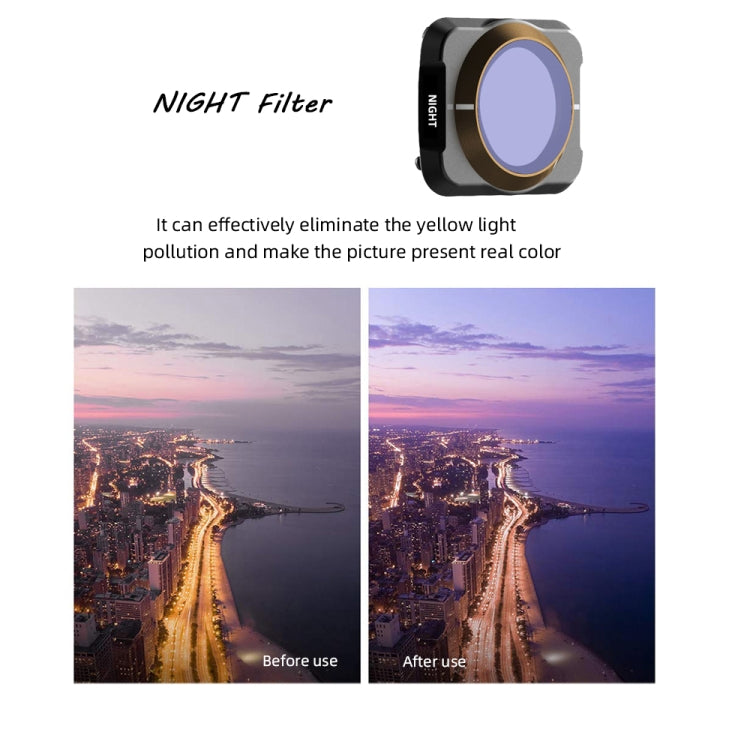 JSR Drone 8 in 1 UV+CPL+ND8+ND16+ND32+ND64+NIGHT+STAR Lens Filter for DJI MAVIC Air 2 - Lens Filter by JSR | Online Shopping South Africa | PMC TechLife | Buy Now Pay Later Mobicred