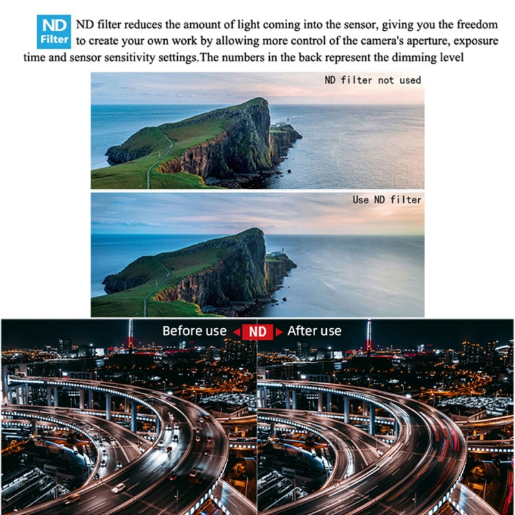 JSR Drone 8 in 1 UV+CPL+ND8+ND16+ND32+ND64+NIGHT+STAR Lens Filter for DJI MAVIC Air 2 - Lens Filter by JSR | Online Shopping South Africa | PMC TechLife | Buy Now Pay Later Mobicred